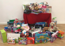 Some of the gifts to go to children in East Dunbartonshire.